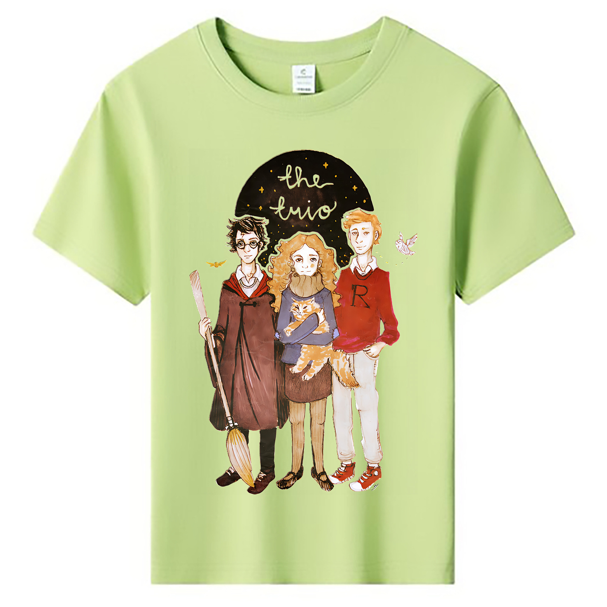 （画像用） Harry Potter ハリー・ポッターシリーズ 綿100％キッズTシャツ（フロントプリント）